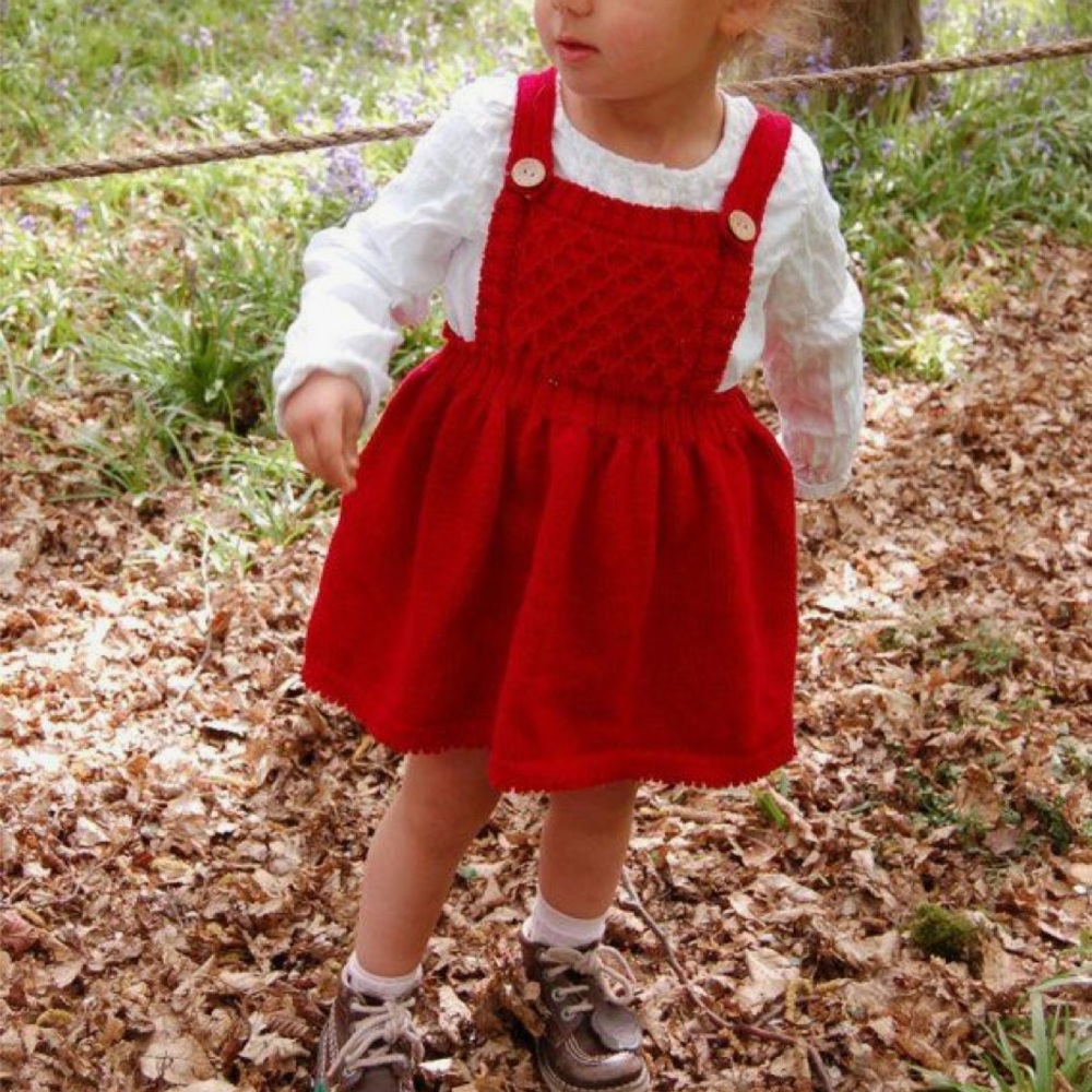 SOLD Hanna Andersson Red Cord dress, 12-18 months - Picture 2 of 8